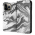 Grey Marble Ink iPhone 15 Pro Max Folio Case